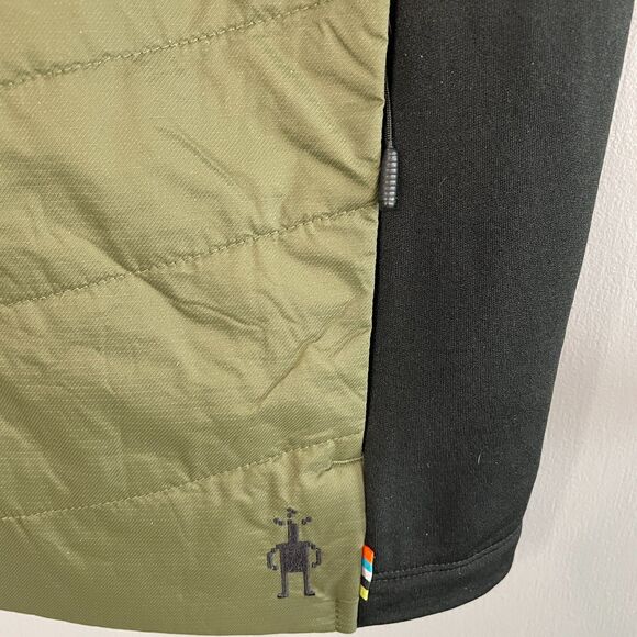 Smartwool Mens M Smartloft Vest Full Zip Green Breathable Wicking NWT - Picture 6 of 8